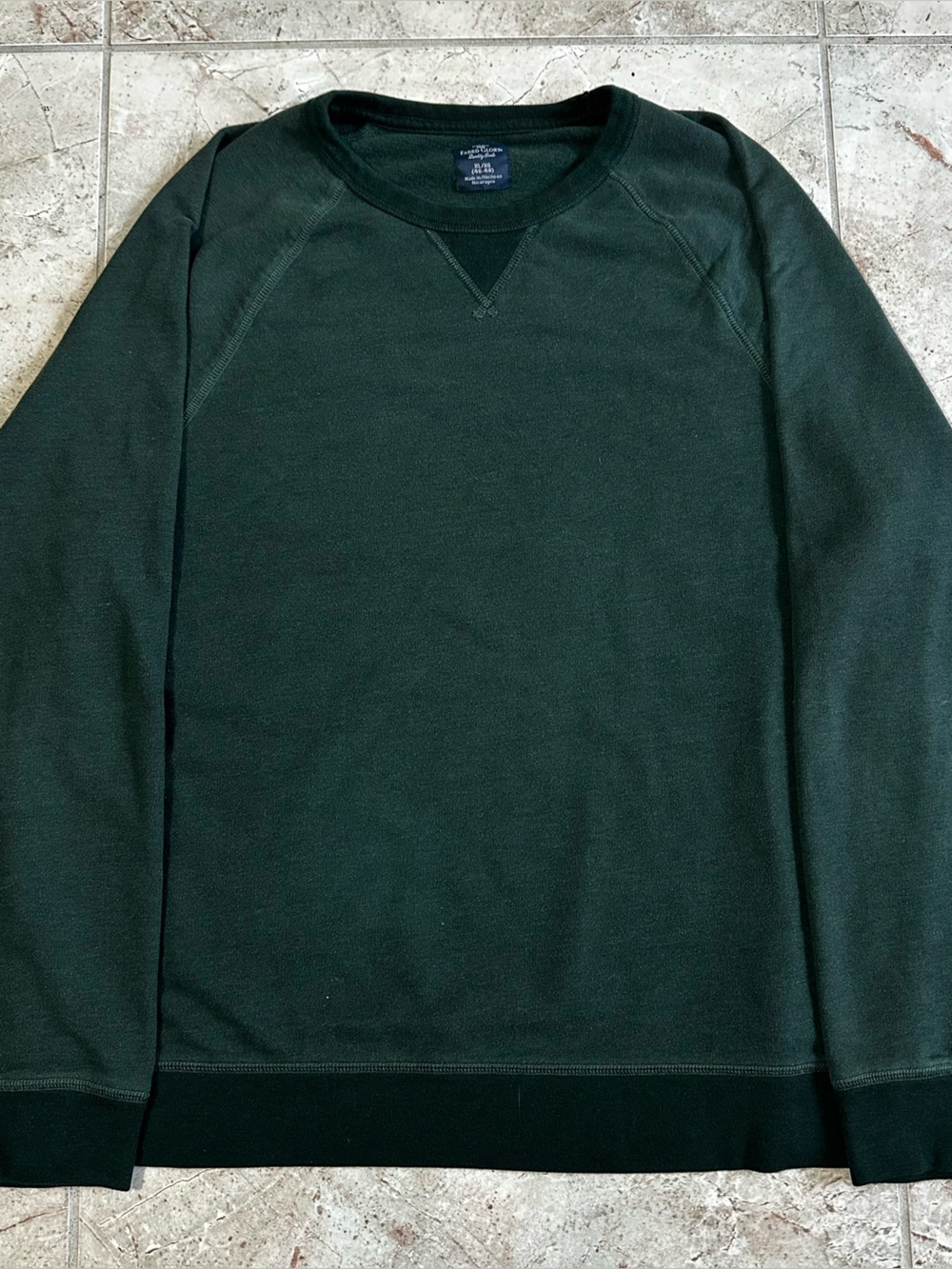 Faded Glory Men's Crewneck Sweater in Forest Green